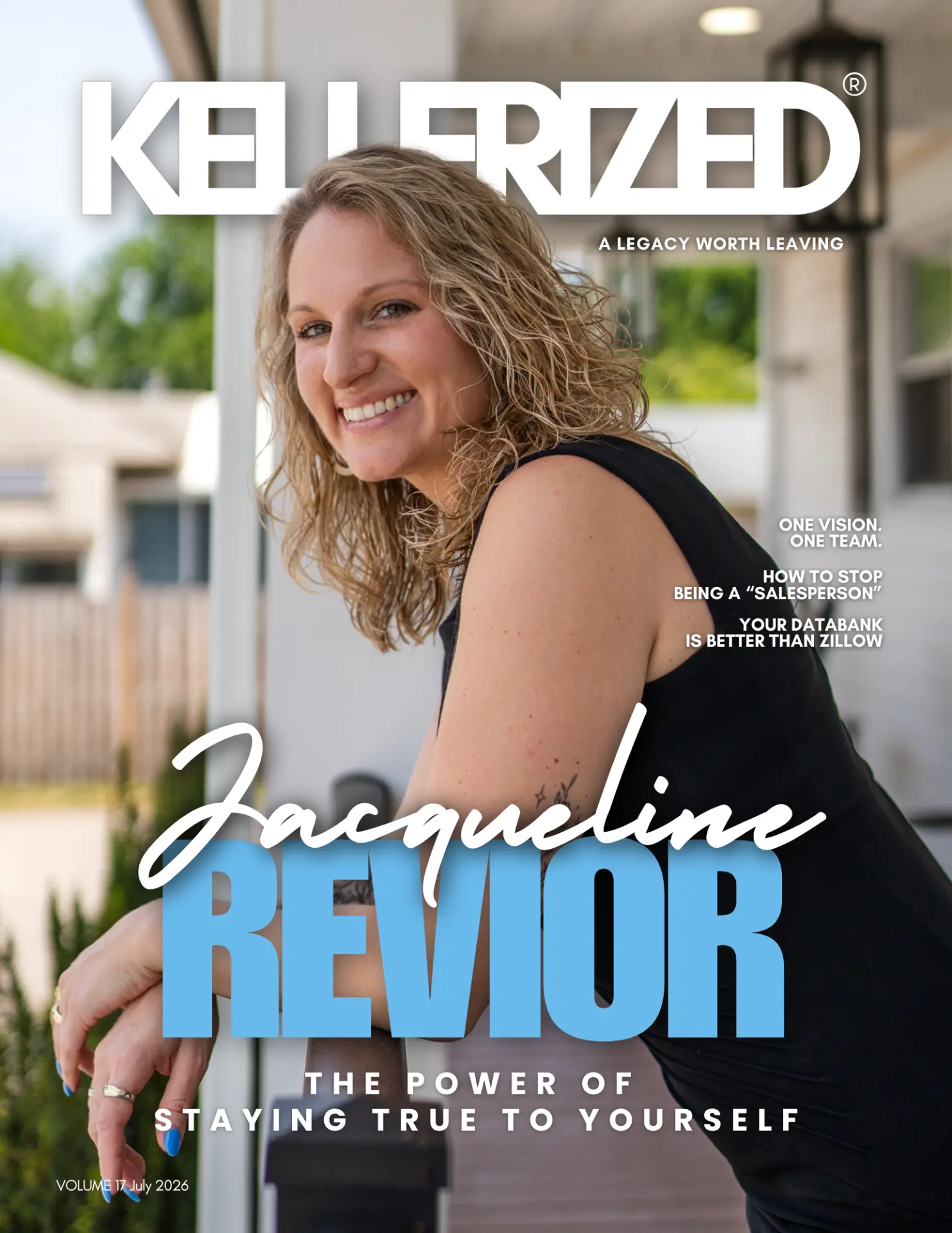 KELLERIZED magazine cover — Jacqueline Revior — The Power of Staying True to Yourself